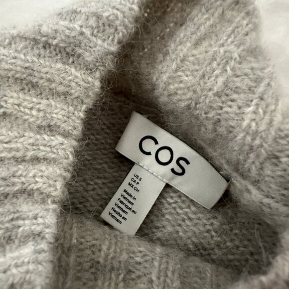 COS Gray Crew Neck Sweater - Picture 2 of 3